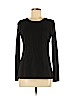 Ann Taylor LOFT 100% Cotton Black Long Sleeve T-Shirt Size M - photo 1