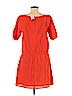 J. Crew Factory Store 100% Rayon Orange Casual Dress Size M - photo 2