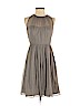 J.Crew 100% Silk Tan Casual Dress Size 4 (petite) - photo 1