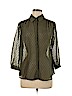New York & Company 100% Polyester Green 3/4 Sleeve Blouse Size M - photo 1
