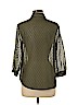 New York & Company 100% Polyester Green 3/4 Sleeve Blouse Size M - photo 2