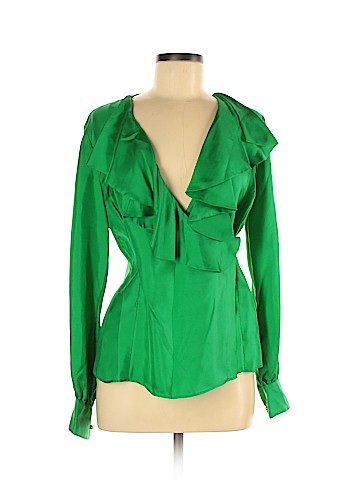 Elizabeth McKay Long Sleeve Silk Top (view 1)