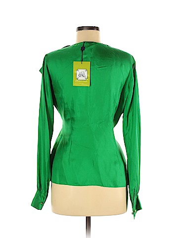 Elizabeth McKay Long Sleeve Silk Top (view 2)