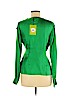 Elizabeth McKay 100% Silk Green Long Sleeve Silk Top Size 8 - photo 2