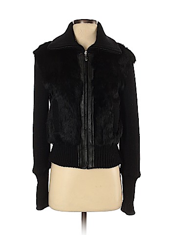 Aqua Faux Fur Jacket (view 1)