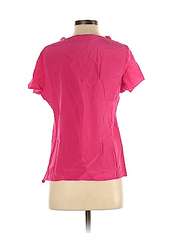 Tahari Short Sleeve Silk Top (view 2)