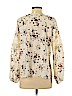 Allison Joy 100% Polyester Ivory Long Sleeve Blouse Size M - photo 2