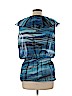 Miss Tina by Tina Knowles 100% Polyester Blue Sleeveless Blouse Size L - photo 2