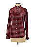 J. Crew Factory Store 100% Cotton Burgundy Long Sleeve Button-Down Shirt Size M - photo 1