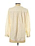 Ann Taylor LOFT 100% Cotton Ivory Long Sleeve Blouse Size M - photo 2