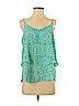 Annabelle 100% Polyester Teal Sleeveless Blouse Size M - photo 1