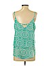 Annabelle 100% Polyester Teal Sleeveless Blouse Size M - photo 2