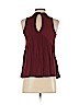 Mossimo Supply Co. 100% Rayon Burgundy Sleeveless Blouse Size S - photo 2