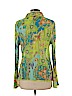 Bay Studio 100% Polyester Green Long Sleeve Blouse Size L - photo 2
