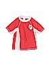 Sol Swim Red Rash Guard Size 7 - photo 1