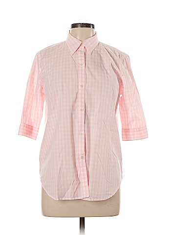 Lauren by Ralph Lauren 3/4 Sleeve Button-Down Shirt (view 1)