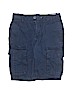 Gap Kids 100% Cotton Solid Blue Cargo Shorts Size 10 - photo 1