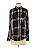 Thread & Supply 100% Rayon Blue Long Sleeve Button-Down Shirt Size S - photo 1