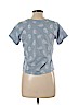 Love Peace & Lazy Days 100% Cotton Blue Short Sleeve T-Shirt Size L - photo 2