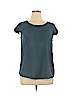 Banana Republic Factory Store 100% Polyester Blue Short Sleeve Blouse Size L - photo 1