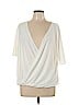 Chico's White Short Sleeve Top Size Lg (2) - photo 1