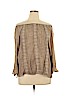 New Directions Tan 3/4 Sleeve Blouse Size XL - photo 1