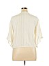 Lovestitch 100% Viscose Ivory 3/4 Sleeve Blouse Size L - photo 2