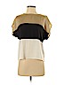 Vince Camuto Tan Short Sleeve Blouse Size XS - photo 1