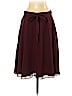 Ann Taylor 100% Polyester Burgundy Casual Skirt Size 4 - photo 2