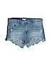 H&M Blue Denim Shorts Size 14 - photo 1