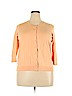 Talbots 100% Cotton Orange Cardigan Size 2X - photo 1