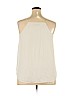 Ann Taylor LOFT 100% Polyester Ivory Sleeveless Blouse Size XL - photo 2