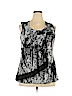 DressBarn 100% Polyester Black Sleeveless Blouse Size 2X - photo 1
