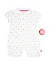 Magnetic 100% Cotton White Short Sleeve Onesie 3-6 MO / 6 MO - photo 1