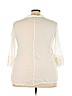 Jessica Taylor 100% Cotton White Long Sleeve Top Size 3X - photo 2