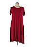 Assorted Brands Red Casual Dress Size L - photo 1