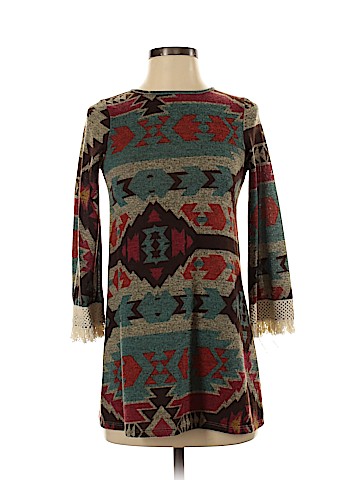 Zoe & Rose band of gypsies 3/4 Sleeve Top (view 1)