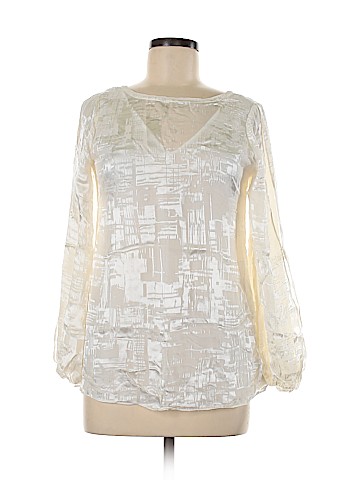 White House Black Market Long Sleeve Blouse (view 1)