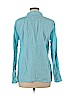 Ann Taylor LOFT Blue Long Sleeve Button-Down Shirt Size M - photo 2