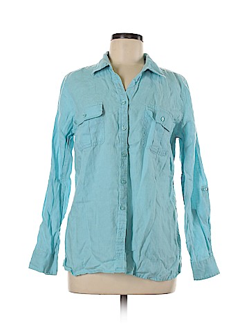Ann Taylor LOFT Long Sleeve Button-Down Shirt (view 1)