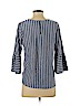 Assorted Brands Blue 3/4 Sleeve Top Size S - photo 2