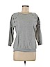 Ann Taylor LOFT Gray Sweatshirt Size M - photo 1