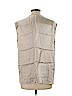 CATHERINE Catherine Malandrino 100% Silk Tan Sleeveless Silk Top Size 10 - photo 2