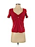 Requirements 100% Cotton Red Short Sleeve Top Size S - photo 1