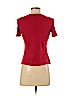 Requirements 100% Cotton Red Short Sleeve Top Size S - photo 2
