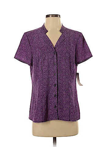 Dana Buchman Short Sleeve Blouse (view 1)