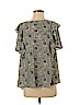 Ann Taylor LOFT 100% Polyester Green Short Sleeve Blouse Size M - photo 1
