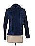 Nordstrom 100% Leather Blue Leather Jacket Size S - photo 2