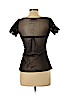 Fate 100% Polyester Black Short Sleeve Blouse Size L - photo 2