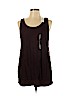 Ann Taylor LOFT 100% Rayon Burgundy Sleeveless Top Size L - photo 1
